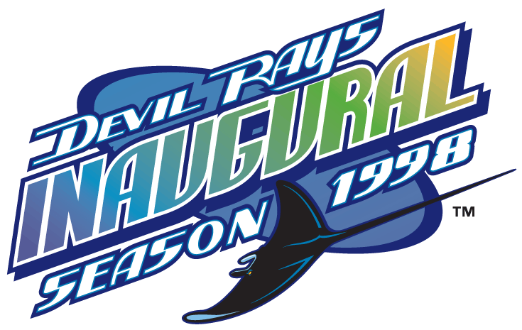 Tampa Bay Devil Rays 1998 Anniversary Logo DIY iron on transfer (heat transfer)